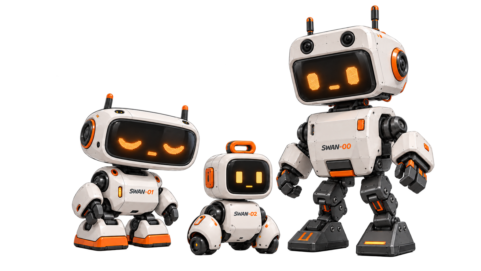 SWAN-01, SWAN-02, and SWAN-00 family lineup